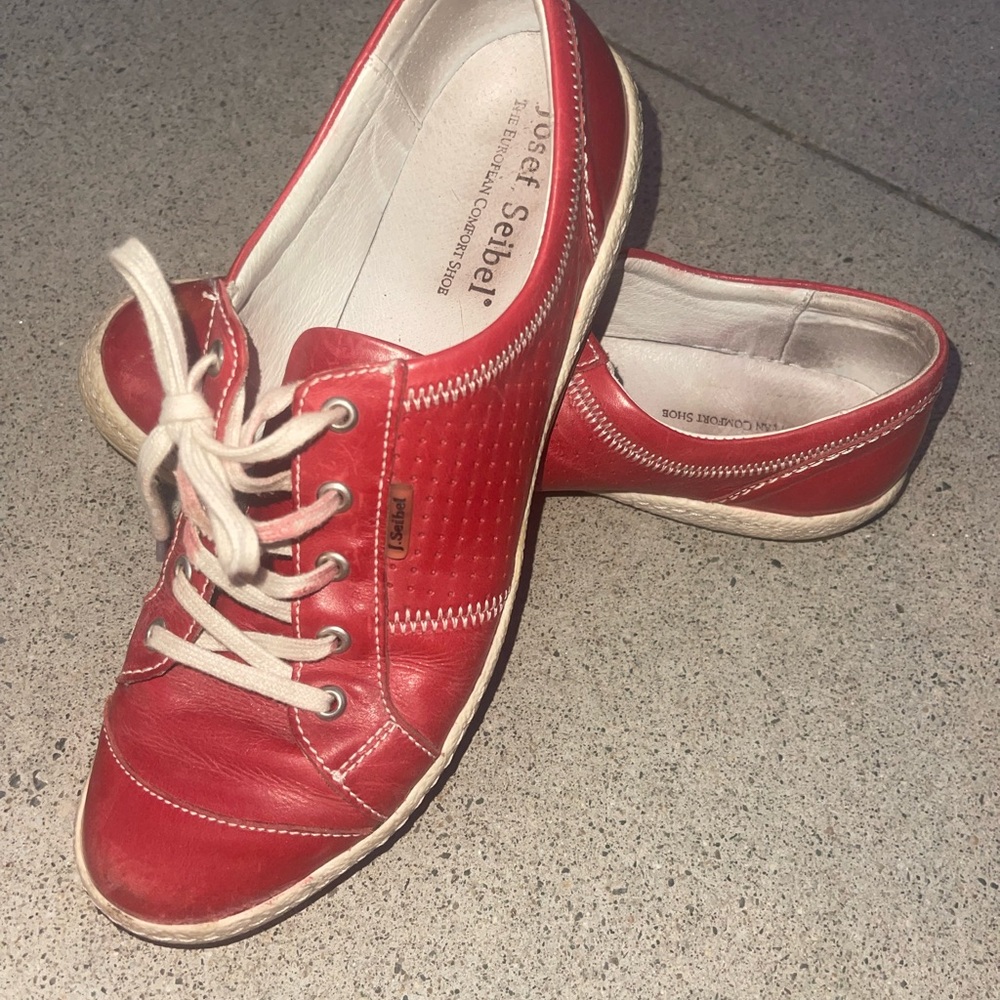 Josef Seibel Red Women's Sneakers